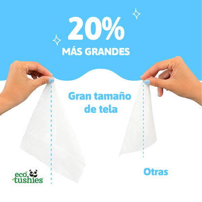 Toallitas Húmedas 100% Naturales e Hipoalergénicas