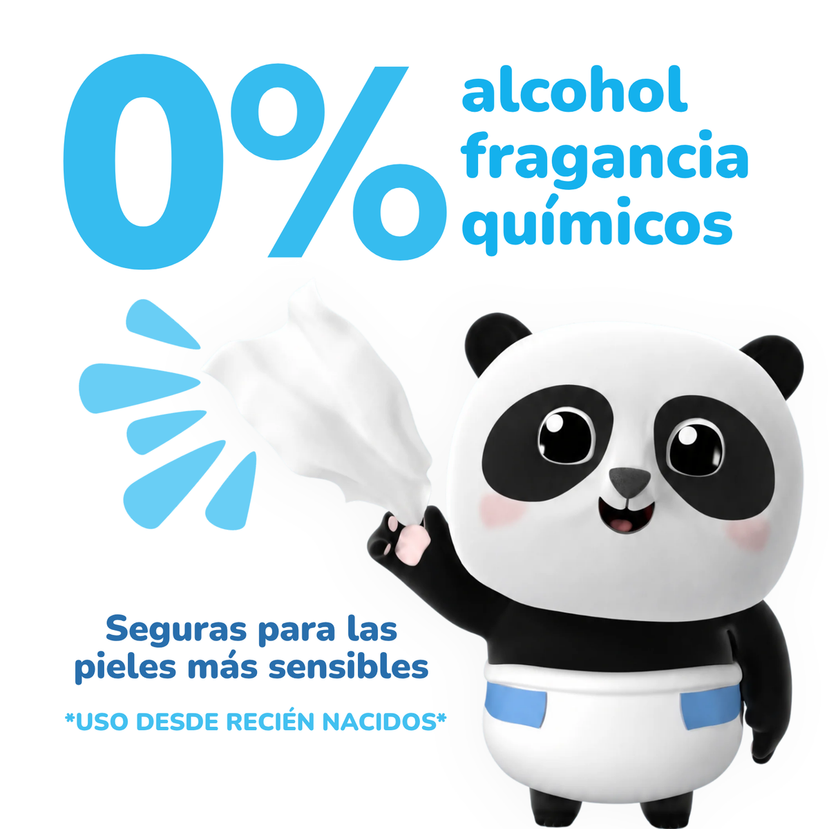 Toallitas Húmedas Naturales e Hipoalergénicas