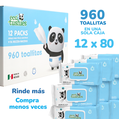 Toallitas Húmedas Naturales e Hipoalergénicas