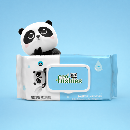 Toallitas Húmedas 100% Naturales e Hipoalergénicas (1 pack - 80 toallitas)
